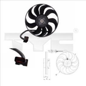 Kühlerlüfter 837-0001 von TYC günstig für 193,79 € online kaufen