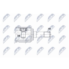 Comprar Juego de articulación, árbol de transmisión de NTY NPW-AR-007 a bajo precio de 88,15 €