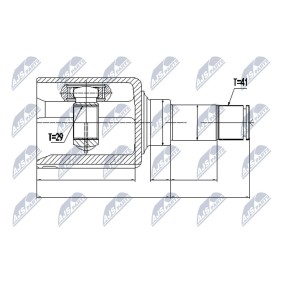 Gelenksatz, Antriebswelle NPW-FR-077
