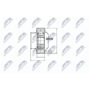 Comprar Juego de articulación, árbol de transmisión de NTY NPW-FT-001 a bajo precio de 43,78 €