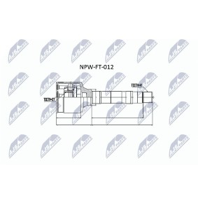 Comprar Juego de articulación, árbol de transmisión de NTY NPW-FT-012 a bajo precio de 65,92 €