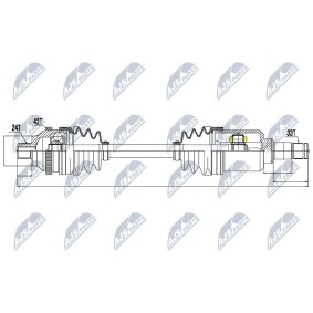 Comprar Árbol de transmisión de NTY NPW-ME-030 a bajo precio de 191,47 €