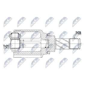 Comprar Juego de articulación, árbol de transmisión de NTY NPW-RE-064 a bajo precio de 54,40 €