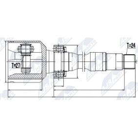 Gelenksatz, Antriebswelle NPW-TY-029