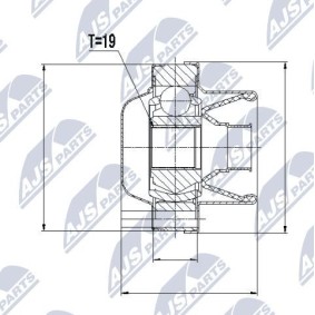 Comprar Juego de articulación, árbol de transmisión de NTY NPW-VV-005 a bajo precio de 61,33 €