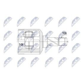 Comprar Juego de articulación, árbol de transmisión de NTY NPW-VV-069 a bajo precio de 76,66 €