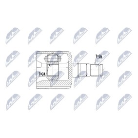 Comprar Juego de articulación, árbol de transmisión de NTY NPW-VV-087 a bajo precio de 58,16 €