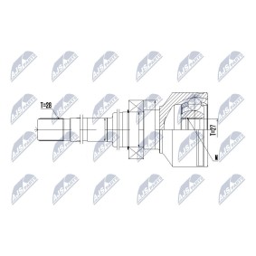 Comprar Juego de articulación, árbol de transmisión de NTY NPW-VV-094 a bajo precio de 119,47 €