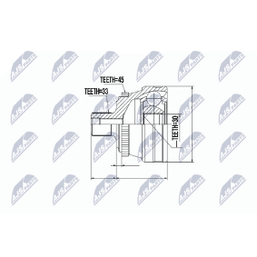 Comprar Juego de articulación, árbol de transmisión de NTY NPZ-AU-021 a bajo precio de 25,62 €