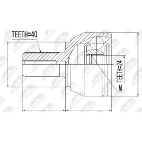 Comprar Juego de articulación, árbol de transmisión de NTY NPZ-FR-021 a bajo precio de 56,62 €