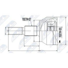 Comprar Juego de articulación, árbol de transmisión de NTY NPZ-FR-049 a bajo precio de 37,42 €
