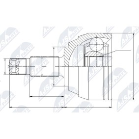 Comprar Juego de articulación, árbol de transmisión de NTY NPZ-FT-020 a bajo precio de 51,66 €
