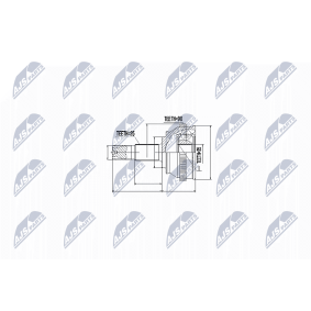 Comprar Juego de articulación, árbol de transmisión de NTY NPZ-FT-028 a bajo precio de 21,53 €