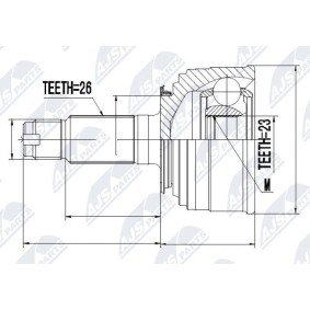 Comprar Juego de articulación, árbol de transmisión de NTY NPZ-HD-015 a bajo precio de 23,16 €