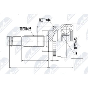 Comprar Juego de articulación, árbol de transmisión de NTY NPZ-HY-533 a bajo precio de 34,13 €