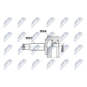 Comprar Juego de articulación, árbol de transmisión de NTY NPZ-HY-552 a bajo precio de 52,78 €