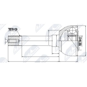 Gelenksatz, Antriebswelle NPZ-NS-010
