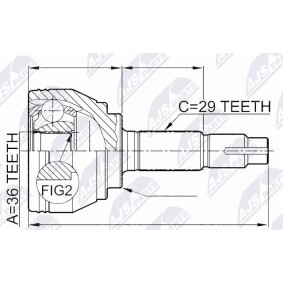 Gelenksatz, Antriebswelle NPZ-NS-078