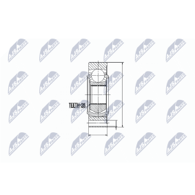 Comprar Juego de articulación, árbol de transmisión de NTY NPZ-PL-016 a bajo precio de 32,31 €
