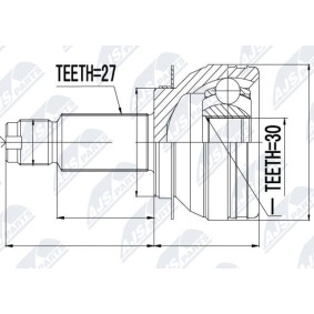 Comprar Juego de articulación, árbol de transmisión de NTY NPZ-SB-009 a bajo precio de 40,87 €