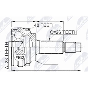 Gelenksatz, Antriebswelle NPZ-TY-004