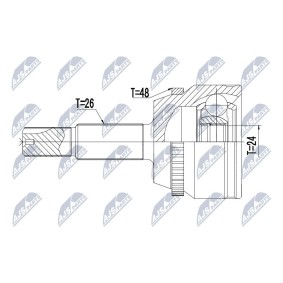 Gelenksatz, Antriebswelle NPZ-TY-017