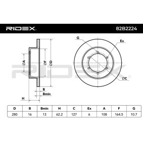 Bremsscheibe 82B2224
