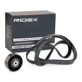 Achetez des Jeu de courroies trapézoïdales à nervures RIDEX 542R0177 à prix pour 28,19 €