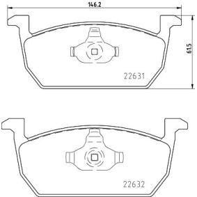 Achetez des Plaquettes de frein HELLA 8DB 355 032-951 à prix pour 39,82 €