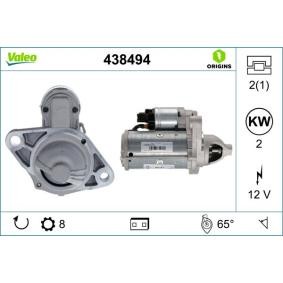 Köp Startmotor av VALEO 438494 till det låga priset 3136,22 kr