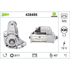 Köp Startmotor av VALEO 438495 till det låga priset 2543,19 kr