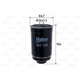 Köp Bränslefilter av VALEO 587759 till det låga priset 196,08 kr