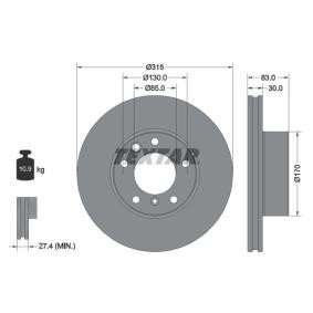 Comprar Disco de freno de TEXTAR 92304905 a bajo precio de 102,97 €