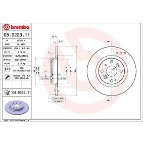 Comprar Disco de freno de BREMBO 08.D223.11 a bajo precio de 40,98 €