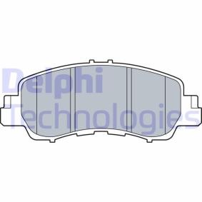 Bremsbeläge für MITSUBISHI von DELPHI