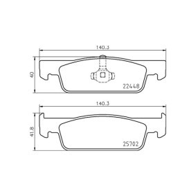 Köp Bromsbelägg av MAGNETI MARELLI 363700468069 till det låga priset 649,54 kr