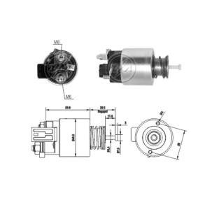 Magnetschalter, Anlasser ZM1261 KIA MAGENTIS von ERA