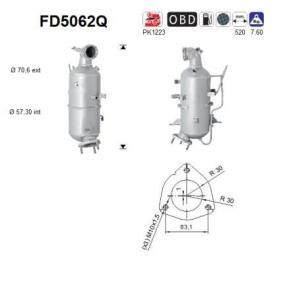 Compre Filtro de partículas da AS FD5062Q a um preço baixo por 635,77 €