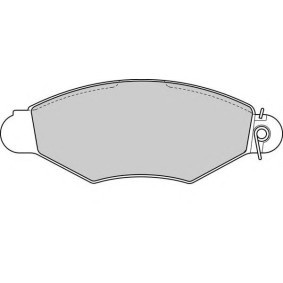 Bremsbeläge FQT1135