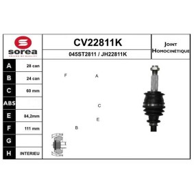 Comprar Juego de articulación, árbol de transmisión de EAI CV22811K a bajo precio de 101,95 €