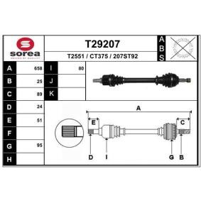 Comprar Árbol de transmisión de EAI T29207 a bajo precio de 130,80 €