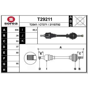 Comprar Árbol de transmisión de EAI T29211 a bajo precio de 141,85 €