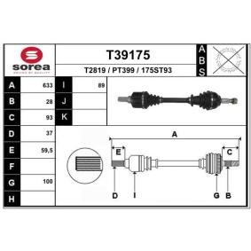 Comprar Árbol de transmisión de EAI T39175 a bajo precio de 141,85 €
