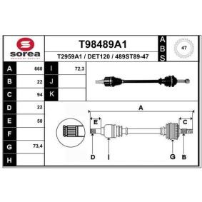 Comprar Árbol de transmisión de EAI T98489A1 a bajo precio de 117,95 €