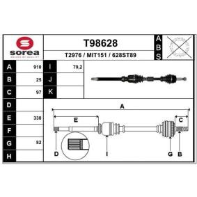 Comprar Árbol de transmisión de EAI T98628 a bajo precio de 123,52 €