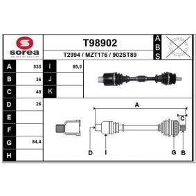 Comprar Árbol de transmisión de EAI T98902 a bajo precio de 123,52 €