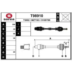 Comprar Árbol de transmisión de EAI T98910 a bajo precio de 123,52 €