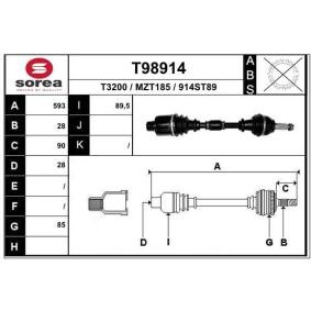 Comprar Árbol de transmisión de EAI T98914 a bajo precio de 141,85 €