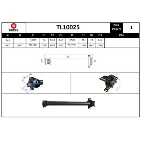 Acquista Albero trasmissione da EAI TL10025 a buon mercato per soli 366,33 €