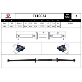 Acquista Albero trasmissione da EAI TL10034 a buon mercato per soli 593,60 €